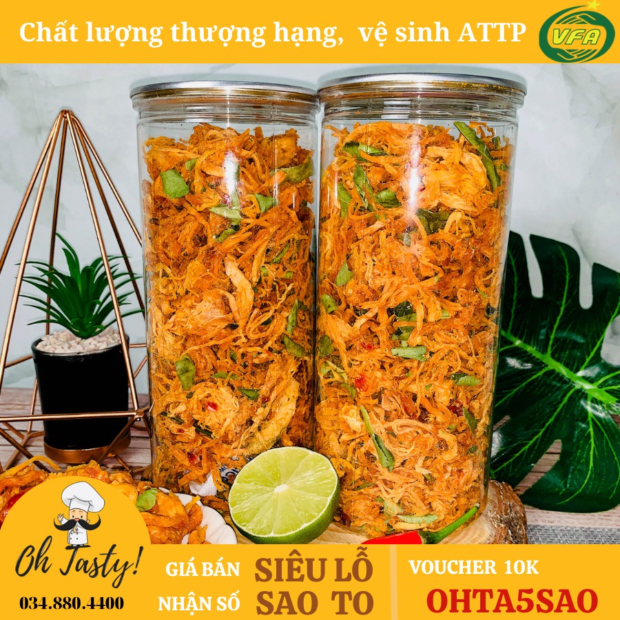 300G Hũ Khô Gà Lá Chanh| Hàng chất lượng lượng hạng