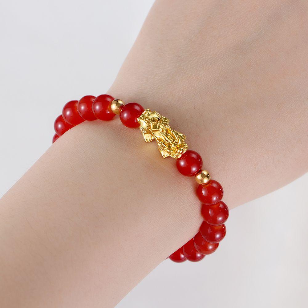 MELODG Vòng Tay Hạt Đen May Mắn