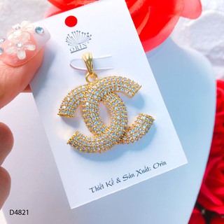 Mặt dây chuyền nữ , mặt hoa thiết kế cao cấp Orin D4821