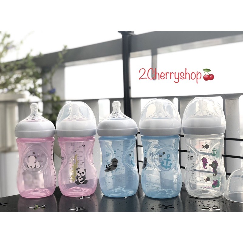Hộp 3 bình sữa Avent in hình 260ml