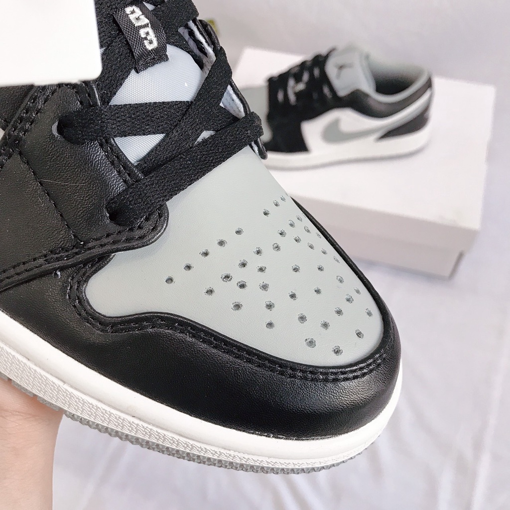 Giày Jordan Cổ Thấp, Giày JD Ghi Đen Xám Hàng Cao Câp Full Box + Bill | BigBuy360 - bigbuy360.vn