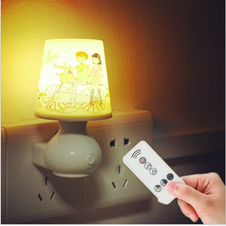 Đèn ngủ điều chỉnh độ sáng từ xa siêu dễ thương