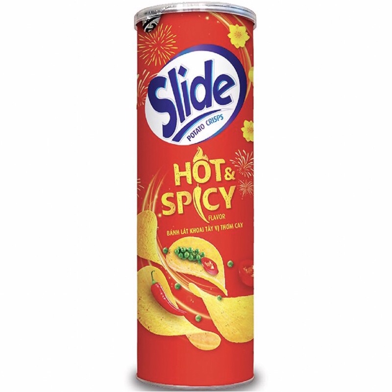 Khoai Tây Chiên Slide Vị Tự Nhiên/vị thơm cay/vị cam chua và hành/vị chesse/ vị bbq 100g