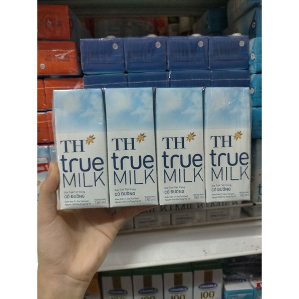Sữa tươi TH True Milk 180ml