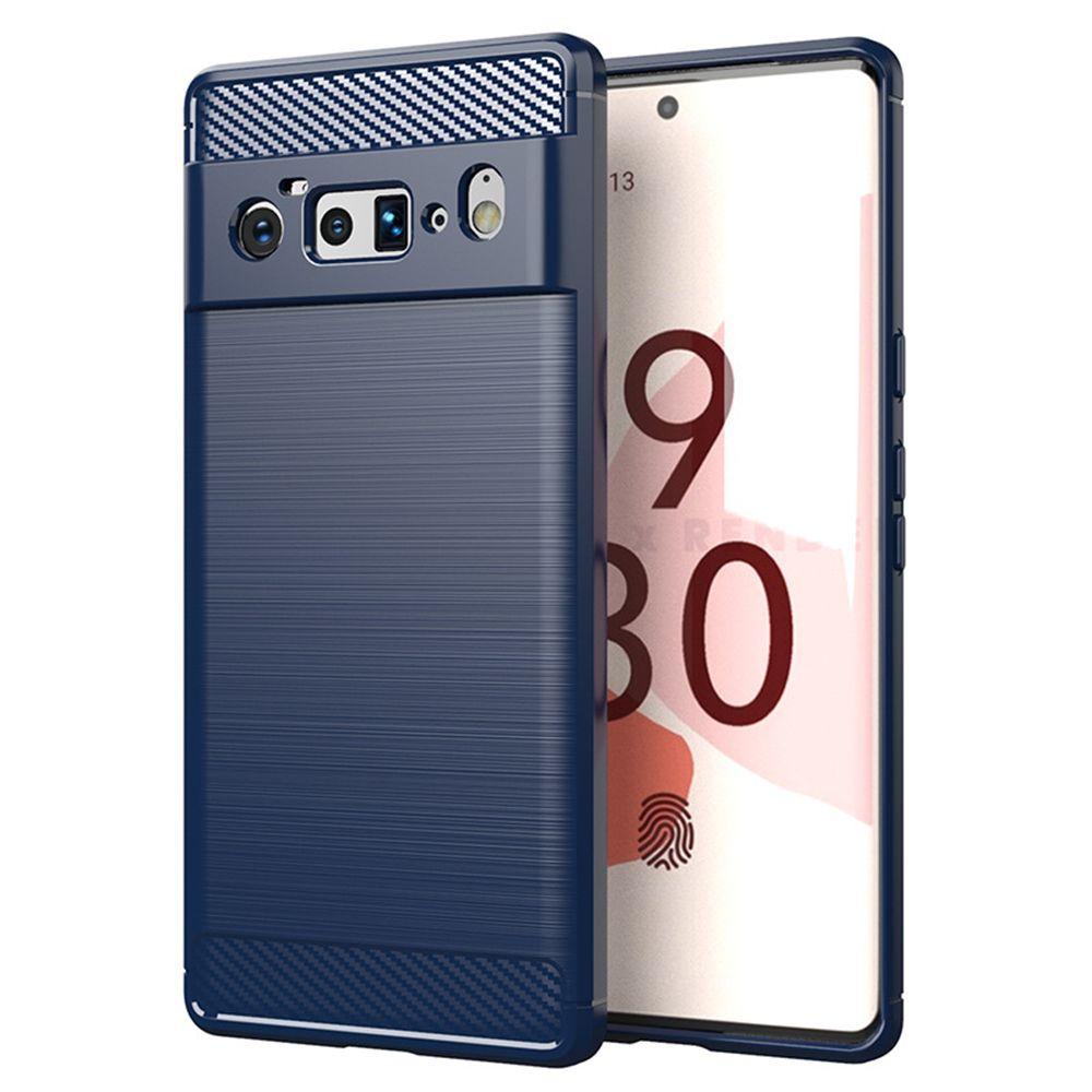 MYRONGVN Ốp Điện Thoại Họa Tiết Sợi Carbon Thời Trang Chống Rơi Chống Trầy Cho Google Pixel 6 Pixel 6 Pro