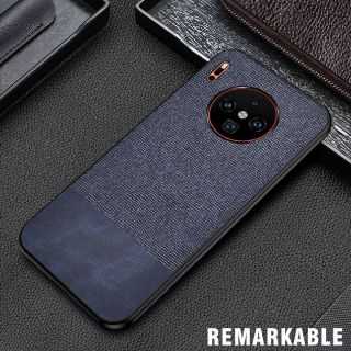 Mate 30 pro - Ốp lưng vải kết hợp da