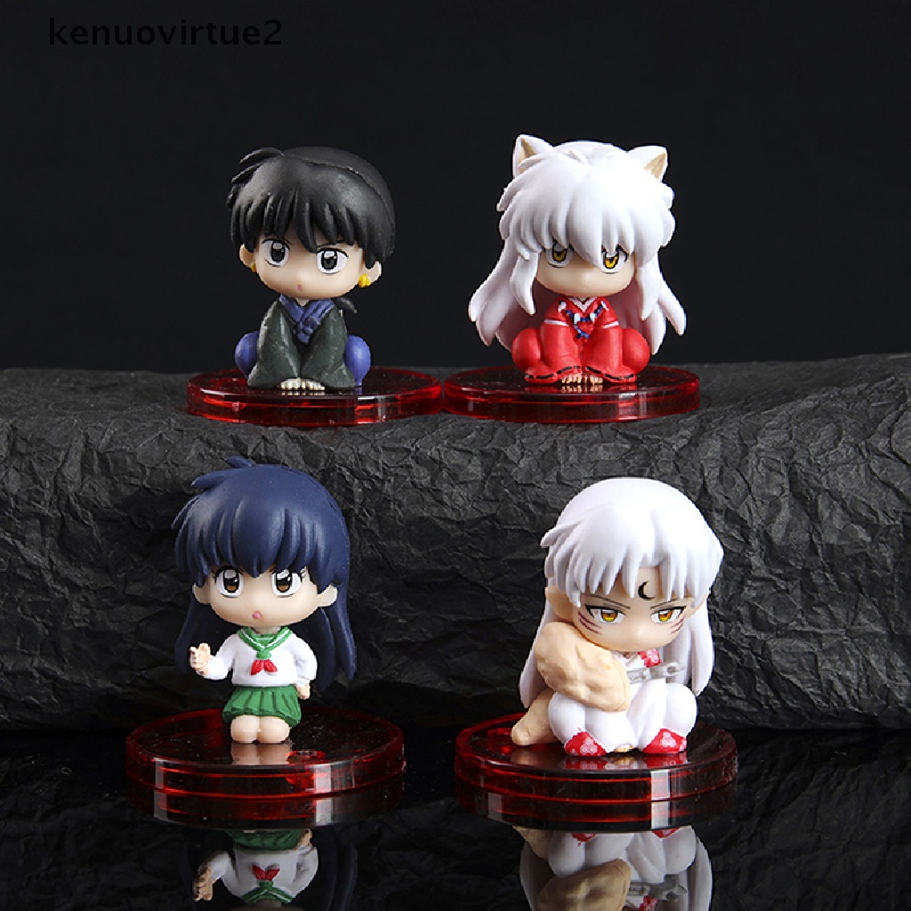 Set 4 Đồ trang trí Nhân Vật Phim Hoạt Hình Inuyasha