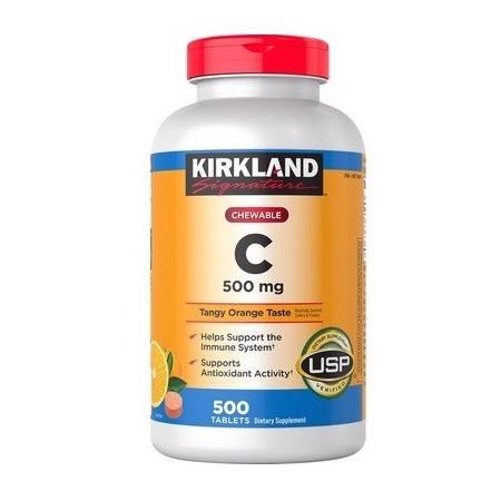 Viên Ngậm Bổ Sung Vitamin C Kirkland 500mg - 500 Viên