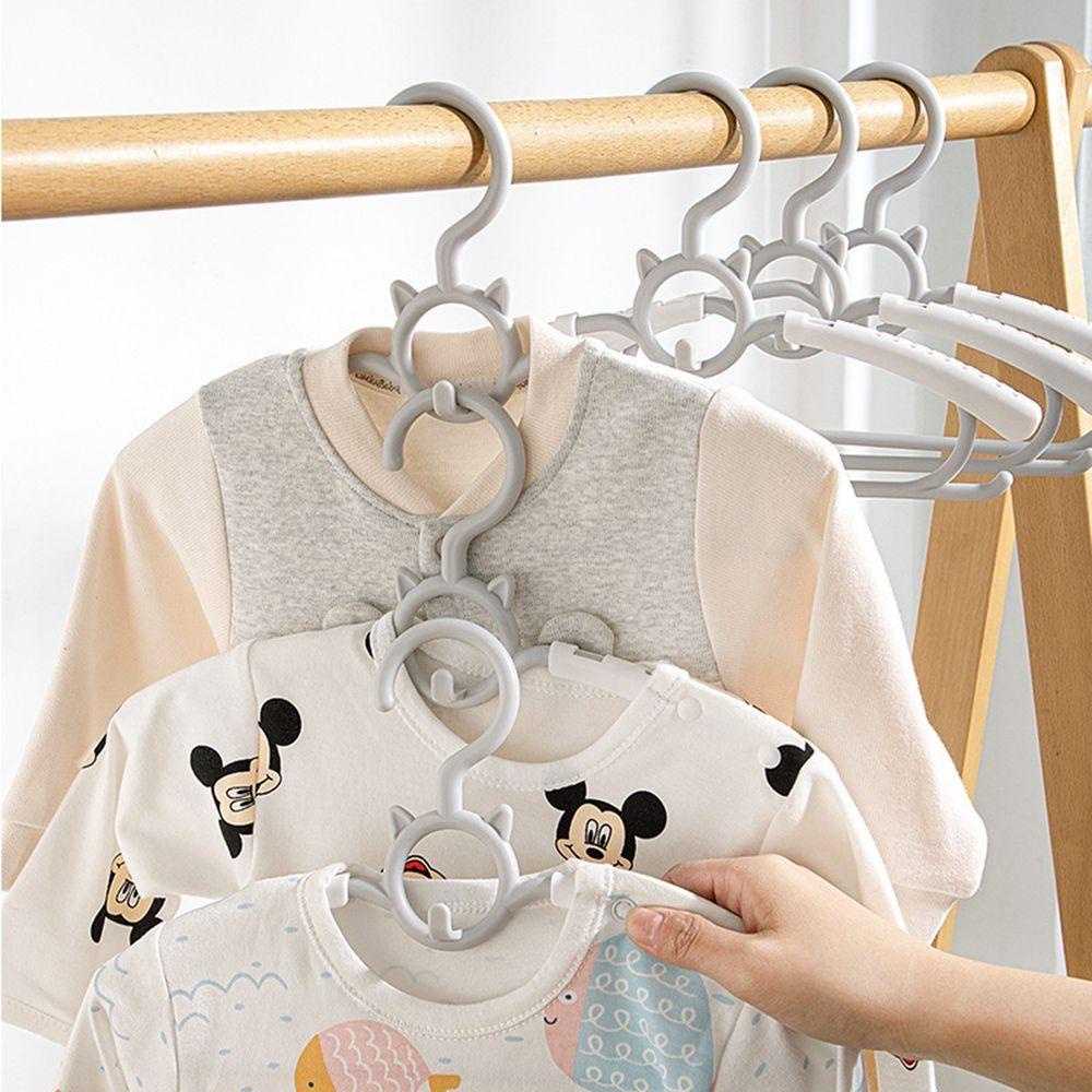 Móc Phơi Quần Áo Trẻ Em Chất Liệu Dày Dặn Chống Trượt Có Thể Xếp Chồng Tiện Dụng