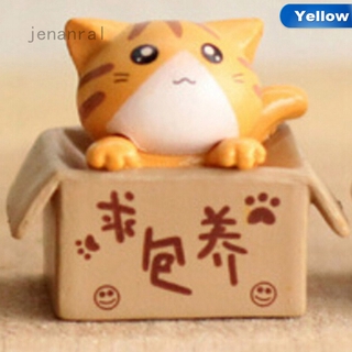 Tượng mèo mini bằng resin dễ thương trang trí nội thất nhà thủ công