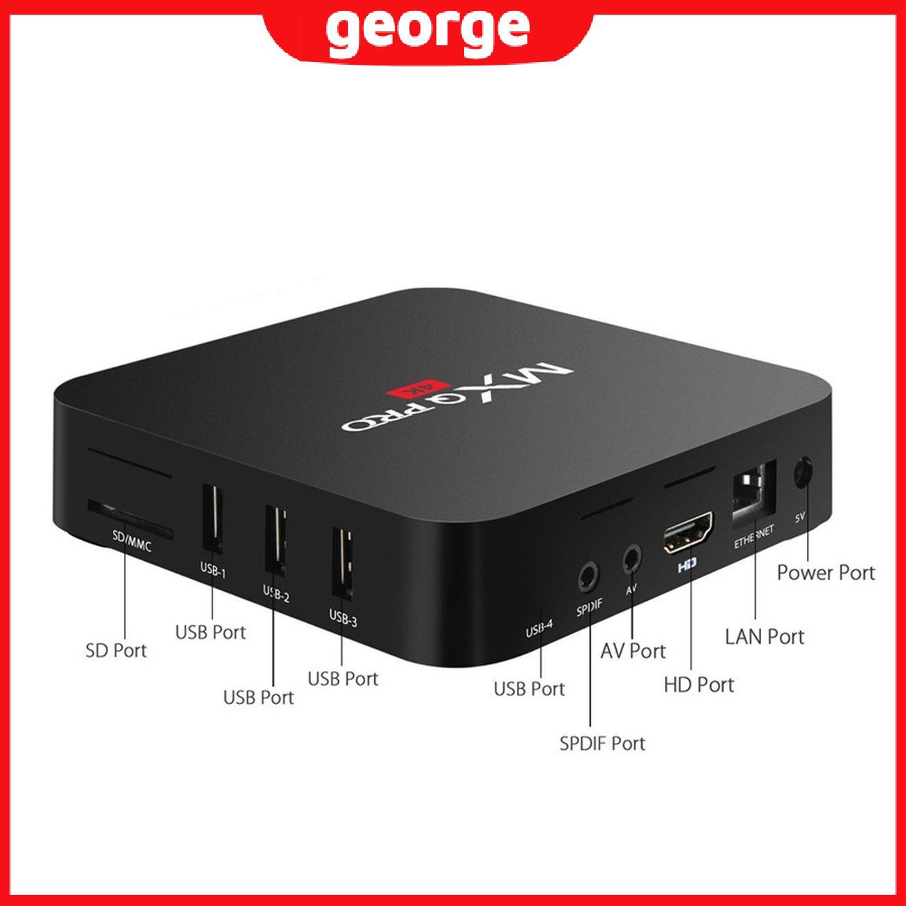 Bộ Tv Box Geo Mxq Pro Android 7.1 Rk3229 Chip 1 + 8g 4k Hd Chất Lượng Cao