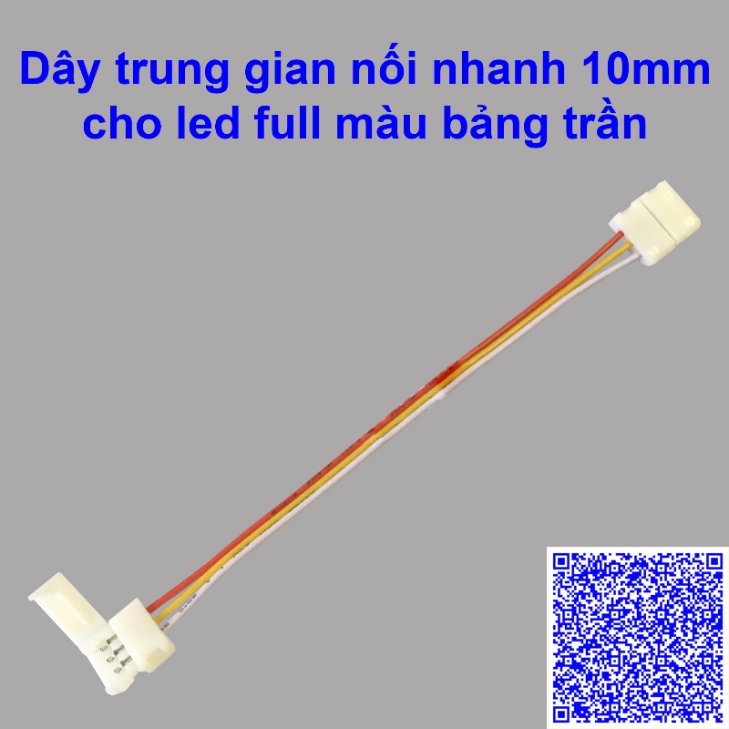ĐẦU NỐI NHANH 3PIN KHÔNG CẦN HÀN CHÌ CHO LED DÂY FULL MÀU WS2811 WS2812B UCS1903
