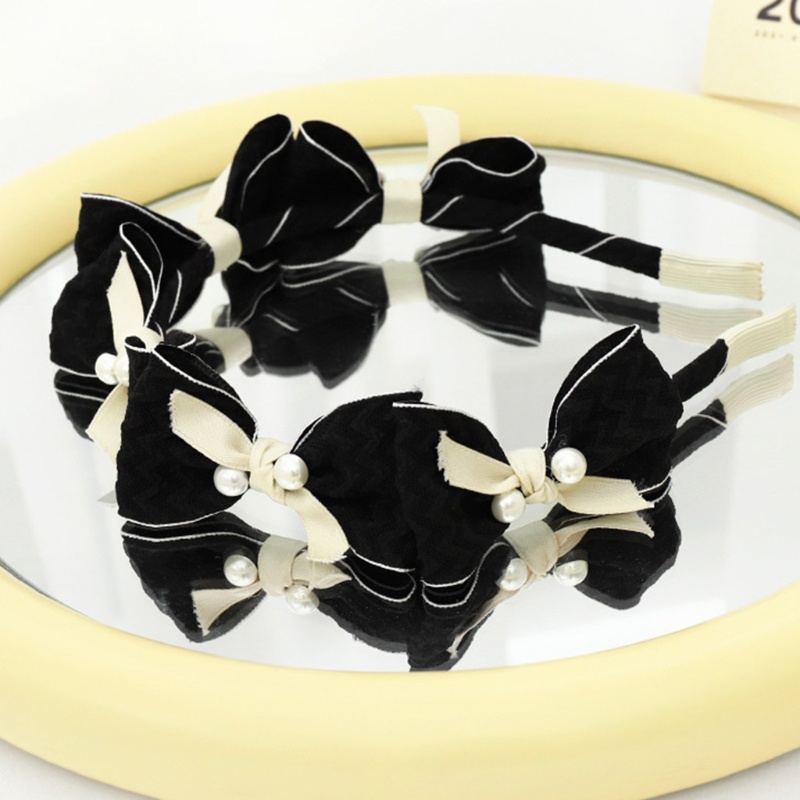 Băng Đô Cài Tóc Hình Nơ Phong Cách Lolita Dễ Thương