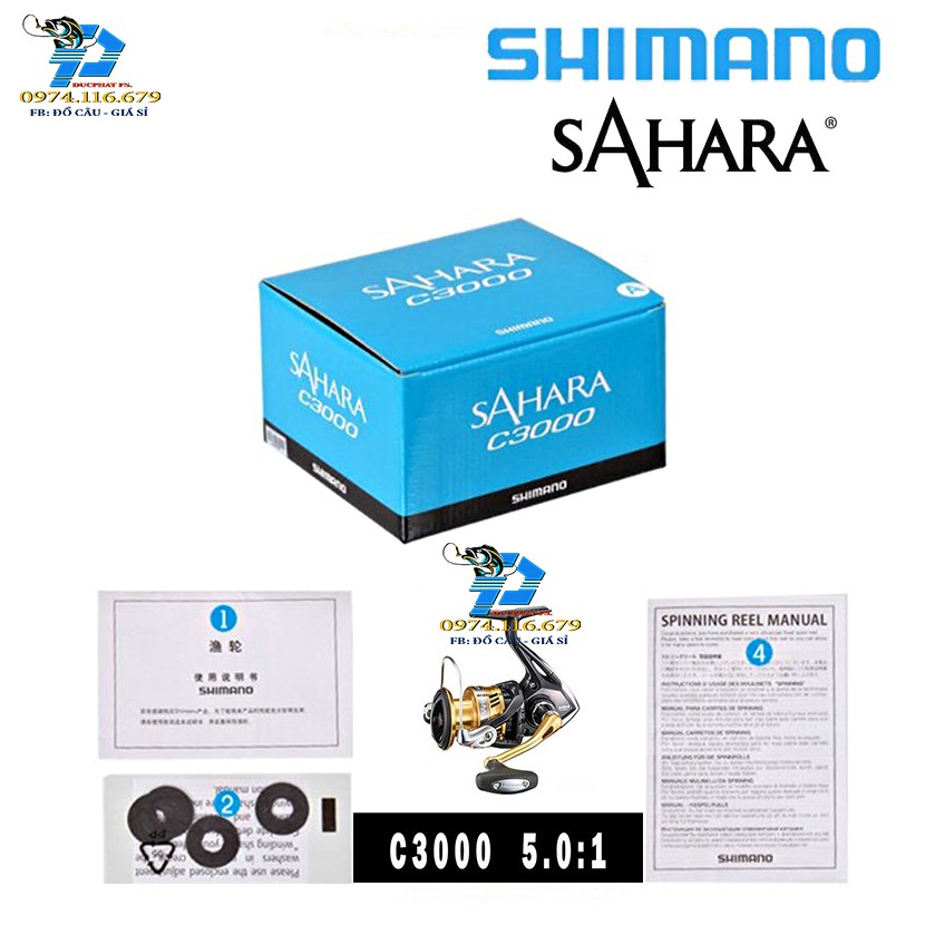 Máy Câu Cá SHIMANO SAHARA Chính Hãng SHIMANO.!ĐỨC PHÁT FS!