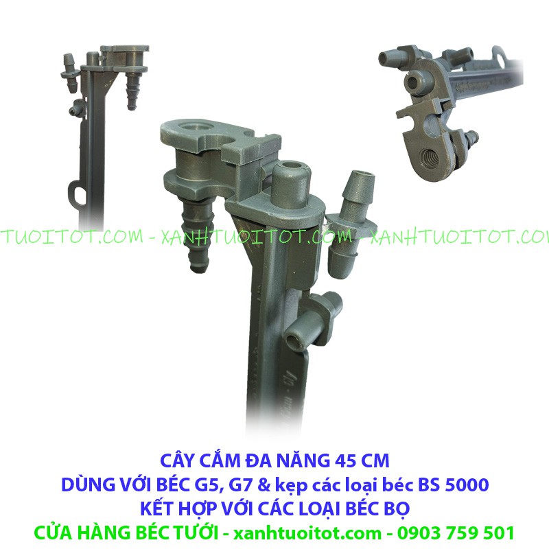 Bộ 20 CÂY CẮM CAO 45 CM BB ĐA KẾT NỐI  DÙNG CHO CÁC LOẠI BÉC BS 5000, G5, G7 VÀ BÉC BỌ CÁC LOẠI