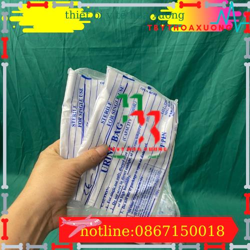 [Bán lẻ] Túi đựng nước tiểu van ngang y tế