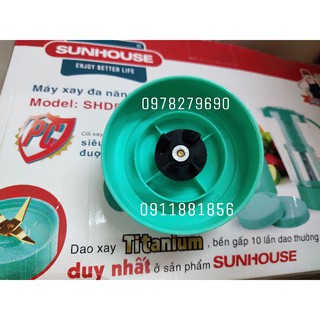 Zoăng cao su, núm khế động cơ và dao xay máy xay sinh tố SUNHOUSE SHD5322 SHD5323 SHD5325 SHD5328