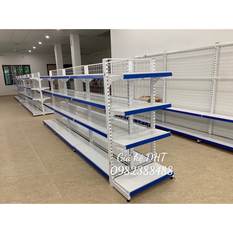 Kệ để hàng tạp hoá giá rẻ ( Cao 1m5 x Dài 3m1 x 4 tầng )