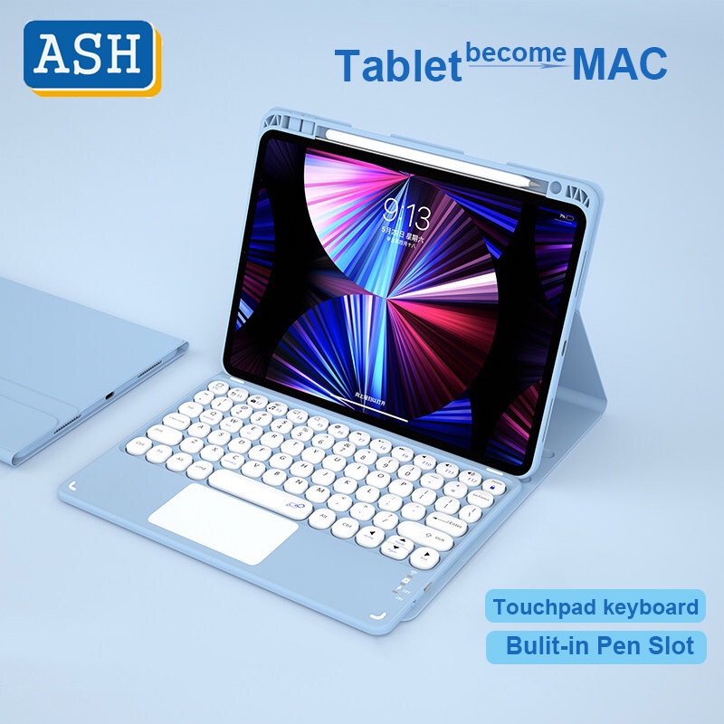 Bao Da Máy Tính Bảng Kèm Bàn Phím Không Dây Cho Xiaomi Pad 6 11 inch 2023 Xiaomi Pad 6 Pro for Xiaomi Pad 5 5 Pro 11 "Ốp