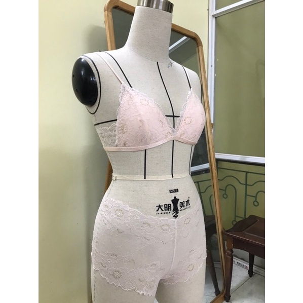 Set bralette ren quần đùi tặng kèm mút | BigBuy360 - bigbuy360.vn