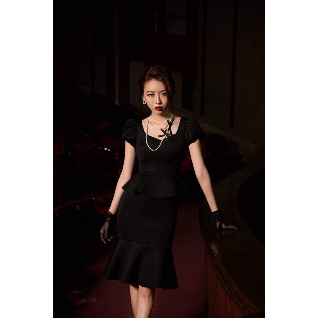 Đầm peplum đuôi cá sang trọng
