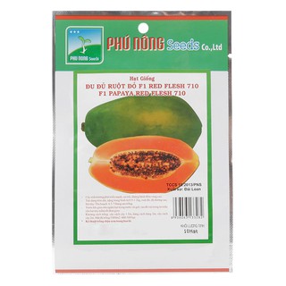 Hạt giống Đu đủ ruột Đỏ Phu Nong Seeds F1 Red Flesh 710 - 10 hạt