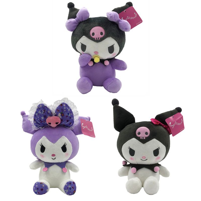 Búp Bê Nhồi Bông Kuromi 20cm Dễ Thương