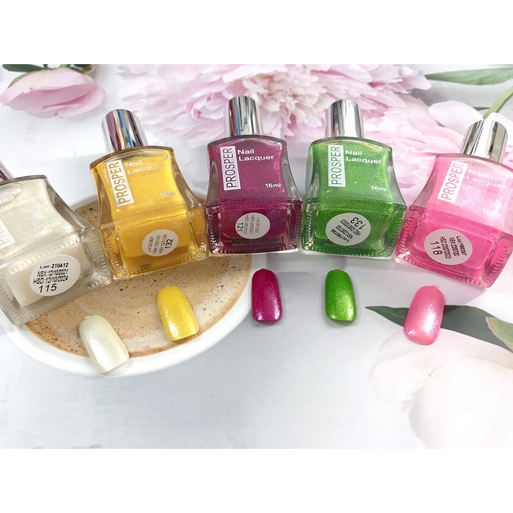 Sơn móng tay Prosper Silver 16ml (sơn thường)