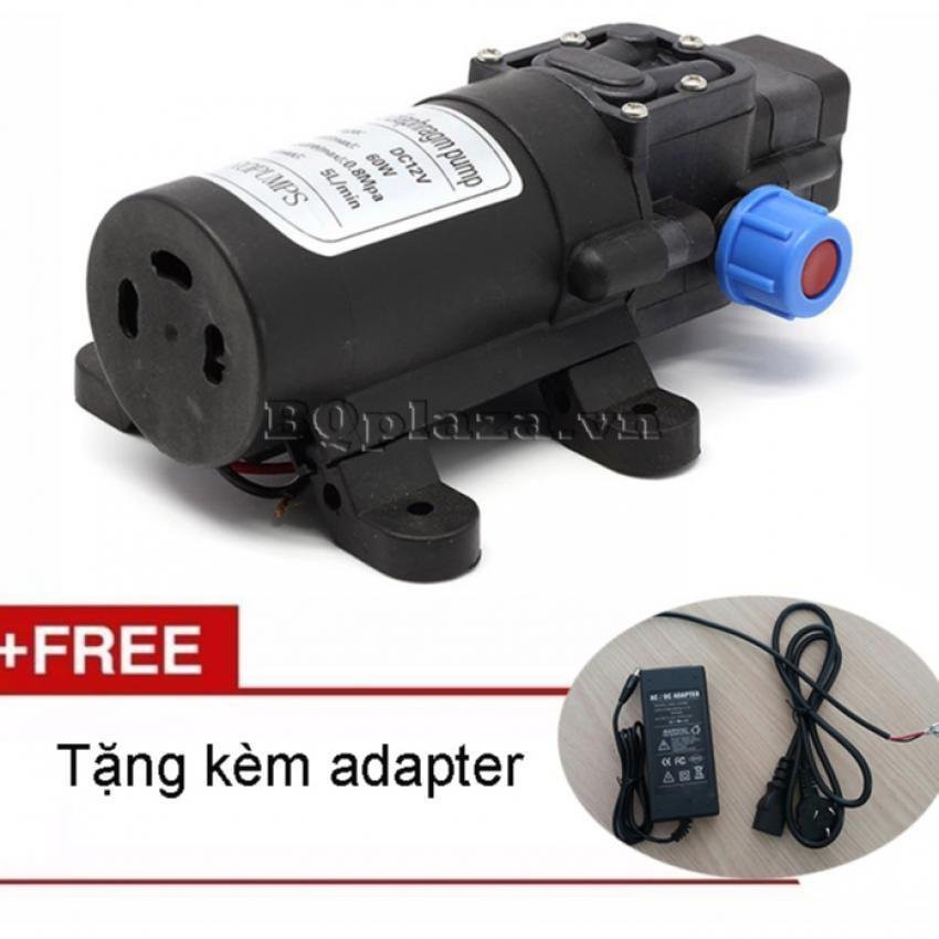 Máy bơm mini đa năng 12V/60W tặng kèm adapter