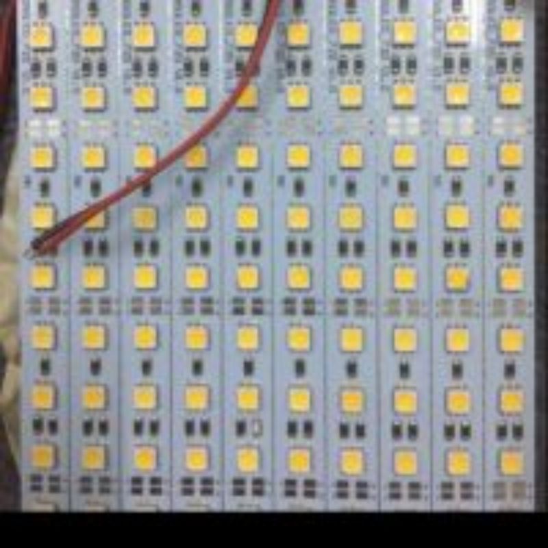 Led thanh nhôm 50 cm chíp 5054 72 bóng siêu sáng 12V nhiều màu