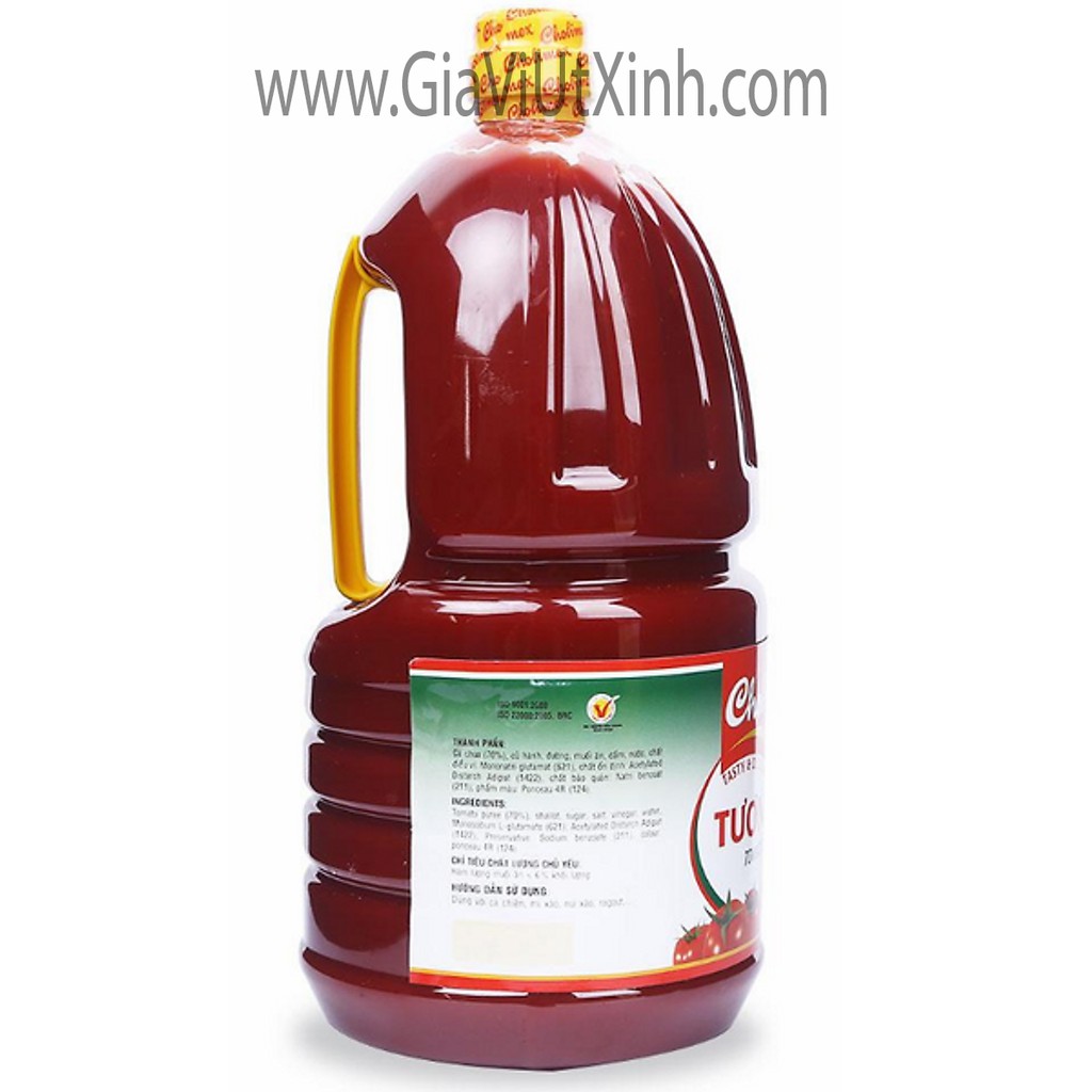 TƯƠNG CÀ CHOLIMEX 2,1 KG - CHOLIMEX KETCHUP - TOMATO SAUCE