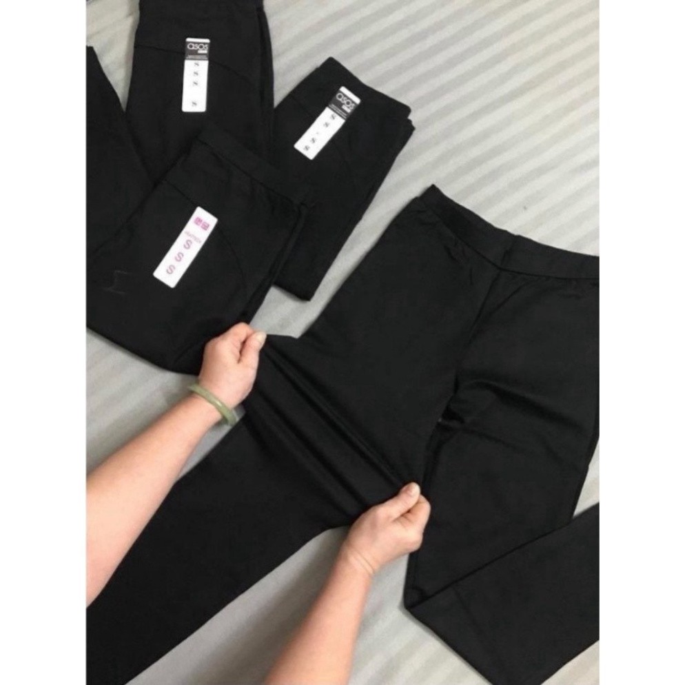 Quần legging Freeship Quần tregging nữ nâng mông cạp cao gen bụng cao cấp ASOS siêu giản