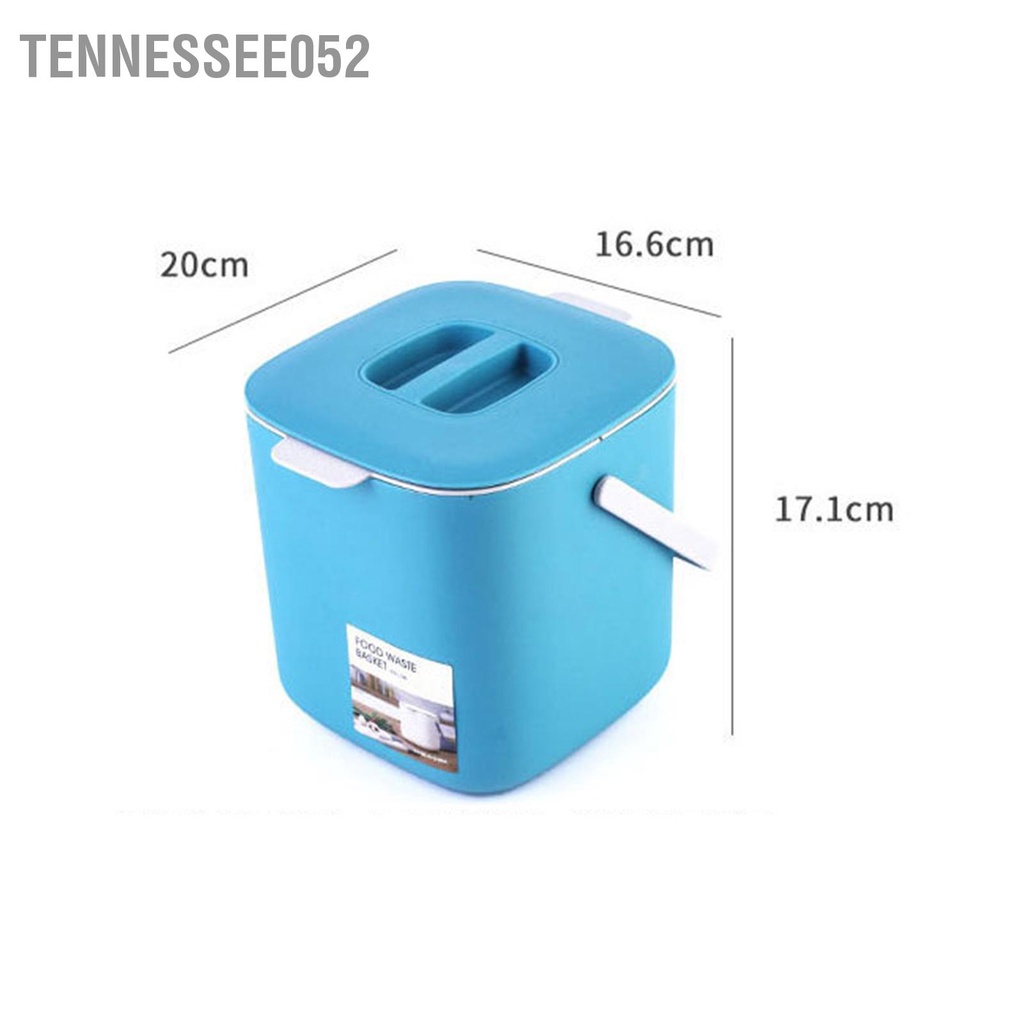 Tennessee052 Thùng rác để bàn Có thể tháo rời Tách khô ướt nhỏ di động có nắp xử lý cho Phòng ngủ nhà bếp trên ô tô