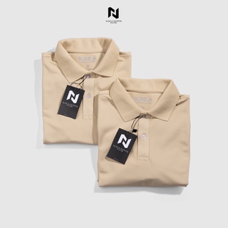 Áo Polo Nam Màu Be Basic N.GG.A Chất Cotton