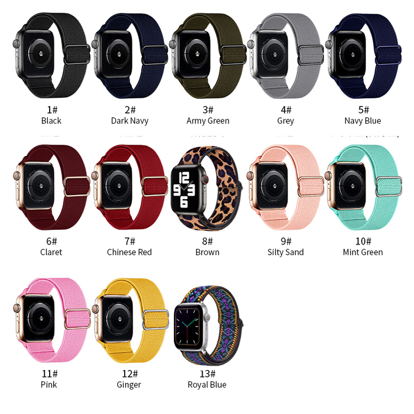 Dây đeo đồng hồ xinh xắn cho Apple Watch 38mm 40mm 42mm 44mm Iwatch dòng 7 6 SE 5 4 3 2 1