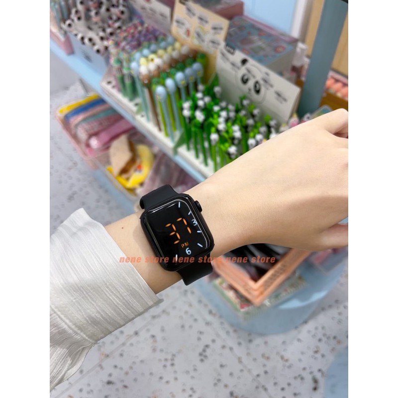 Đồng hồ nam nữ PM dây nhựa CẢM ỨNG kiểu dáng dễ thương nhiều màu | BigBuy360 - bigbuy360.vn