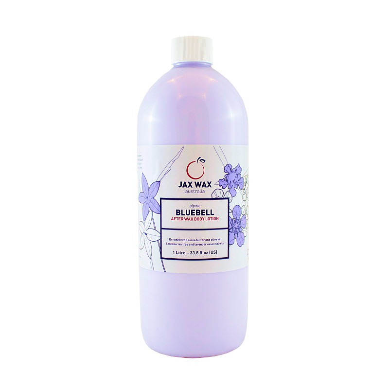 Kem dưỡng sau tẩy lông Jax Wax Bluebell 1L - dịu da nhanh, dưỡng da an toàn sau wax lông, ngừa lông mọc ngược