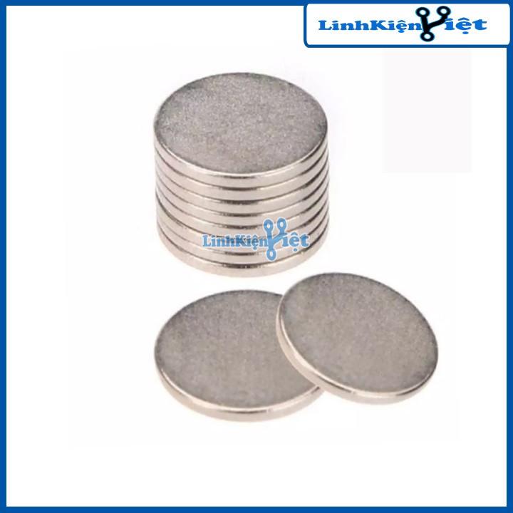 Bộ 5 Viên Nam Châm Đất Hiếm 10x2mm ( từ tính hút cực mạnh)