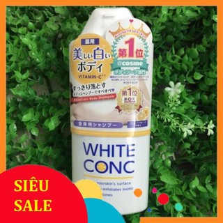 Sữa tắm trắng da white conc body vitamil 360ml