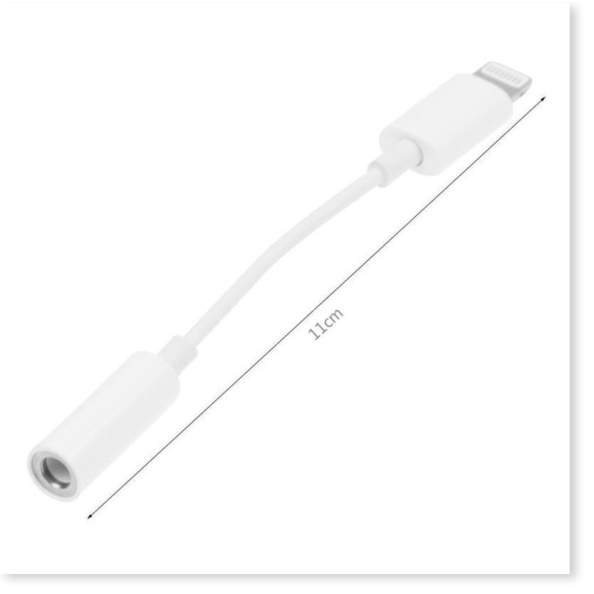 Jnan 【In Stock】 Cáp Kết Nối Bộ Chuyển Đổi Jack Cắm Tai Nghe 3.5 Mm Dành Cho iPhone X/XS Max/XR/IPhone 8 7 Plus iPad [ Sh