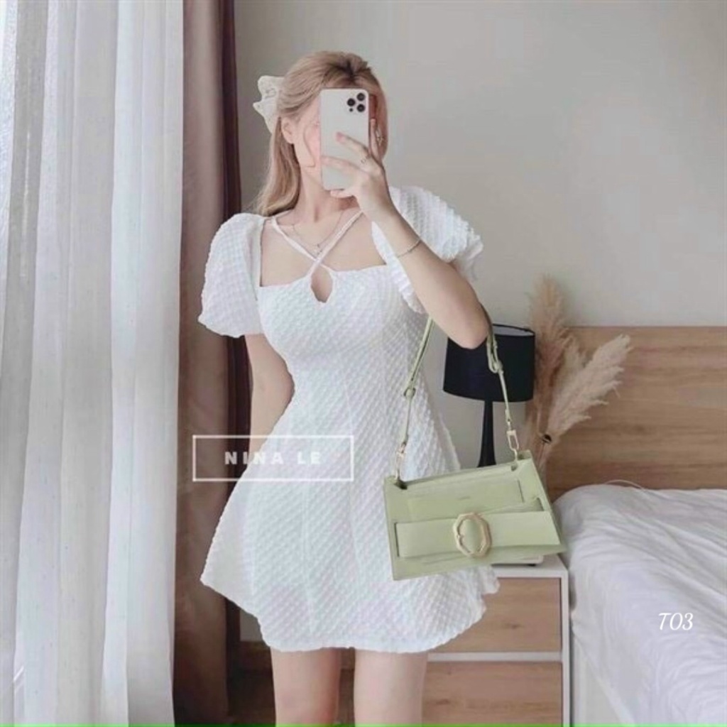 ĐẦM XỐP KIM CƯƠNG SIÊU DỄ THƯƠNG, SIÊU HACK DÁNG CHO CHỊ EM UP Shop Valentina