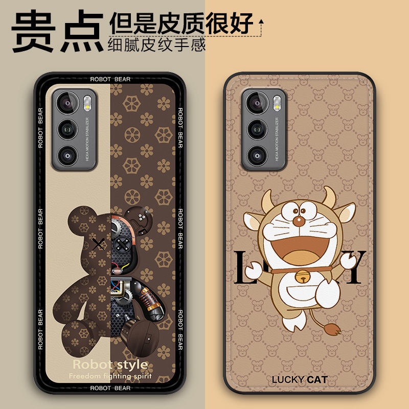 Bao Da Điện Thoại Chống Rơi In Hình Gấu Cao Cấp Cho LG Wing 5G
