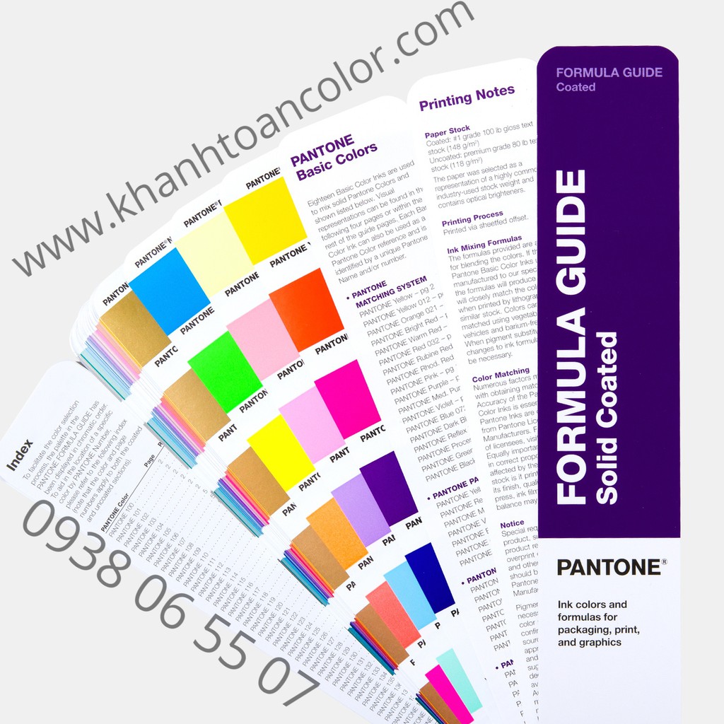 (CHÍNH HÃNG) Bộ Bảng màu Pantone Formula Guide Coated Ucoated GP1601A - Phiên bản năm 2021 -  Từ  PANTONE LLC