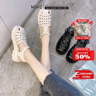 Giày Sandal Nữ Quai rọ siêu mềm đế cao so hot MWC NUSD- 2854