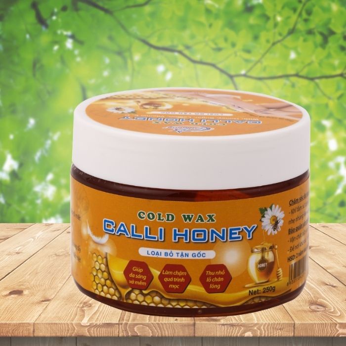 Wax lông🔥Wax lông an lành + nách + chân + tay + bikini Calli Honey, tặng giấy wax + que wax - WCH