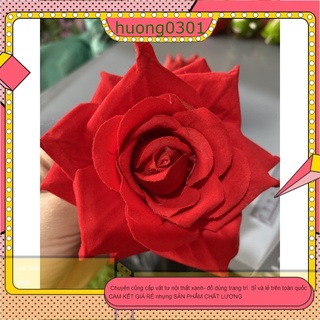 Bông Hồng Nhung - đầu bông Hồng trang trí hộp quà