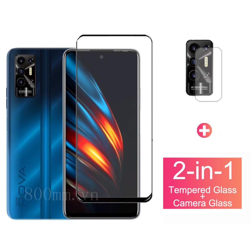 kính cường lực bảo vệ màn hình / camera cho TECNO Pova2 Spark 5 Pro Air 4 Lite Pouvoir 4 Pro