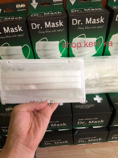 Khẩu trang kháng khuẩn 4 lớp Dr.Mask