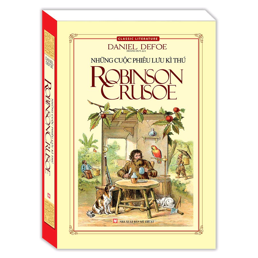 [Mã LT50 giảm 50k đơn 250k] Sách Những cuộc phiêu lưu kì thú Robinson Crusoe (tái bản 2019)