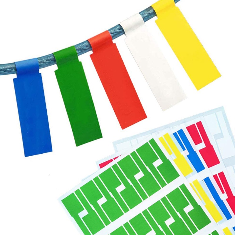 Nhãn Đánh Dấu Dây Nhiều Màu Linh Hoạt Cho Máy In Laser